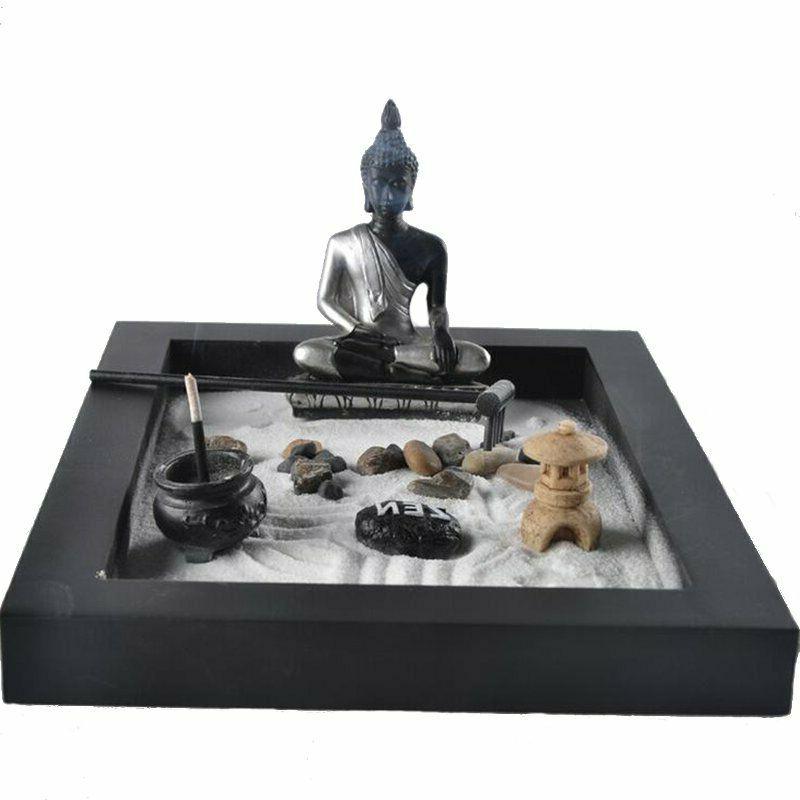 meditation zen jardin sable decoration kit chauffe