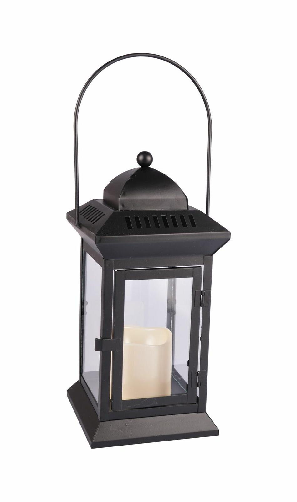 metal lanterne avec bougie 31cm photophore lampe