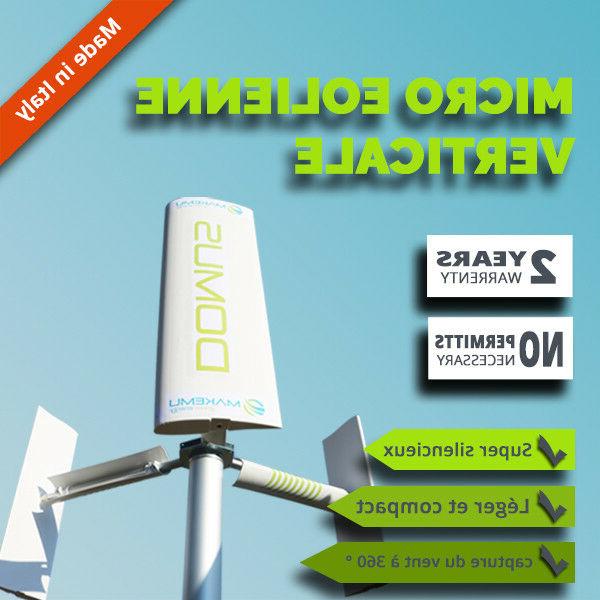 mini generateur eolienne axe vertical domus maison