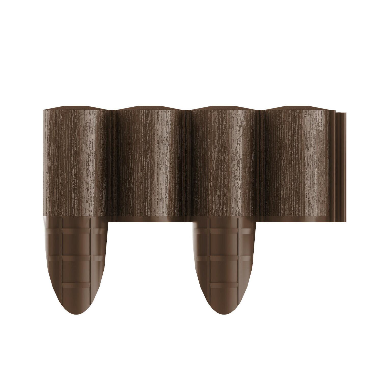 palissade bordure de jardin decoration eco marron