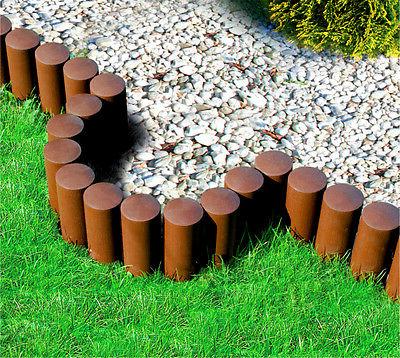 pelouse jardin bordure bordure palissade plastique avec