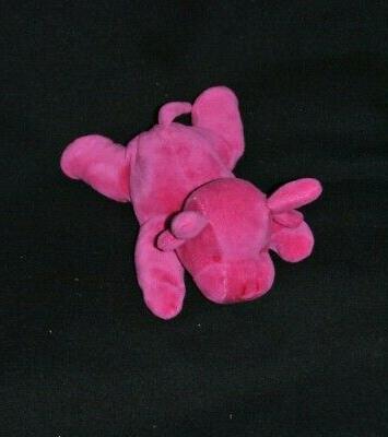 peluche doudou taureau vache allonge jardin d