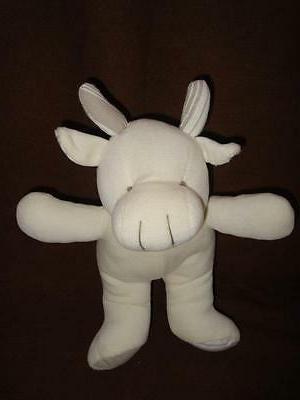 peluche vache jardin d ulysse 27cms