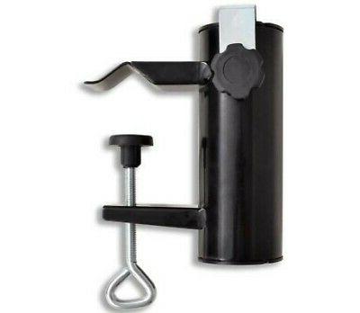 porte parasol d exterieur acier noir 52943