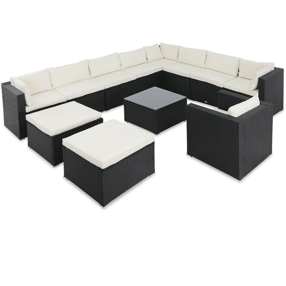 salon de jardin xxxl noir 35 pcs