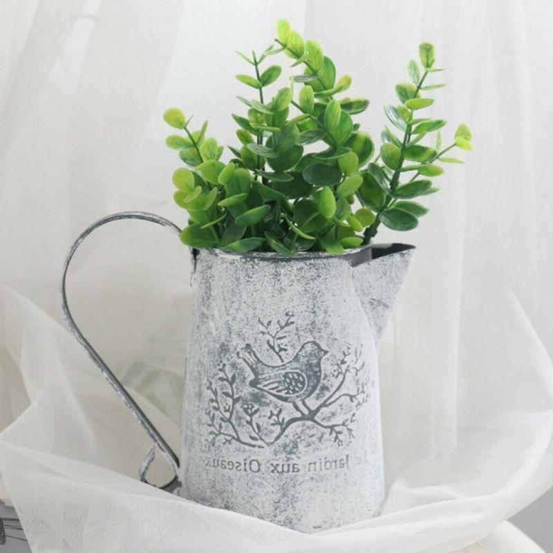 seau en tole de jardin vase pot