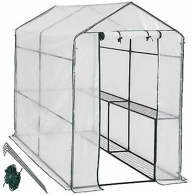 serre de jardin metal pe plastique tente
