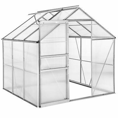 serre de jardin polycarbonate aluminium legume plante