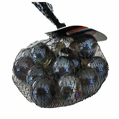 spheres perles verre deco 350g argent aquarium