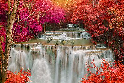 superbe japonais jardin chute zen toile 410