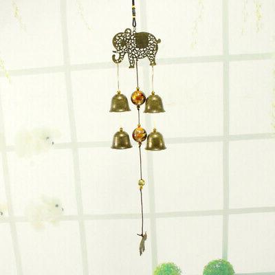 suspendu vent carillons jardin noeud chinois elephant