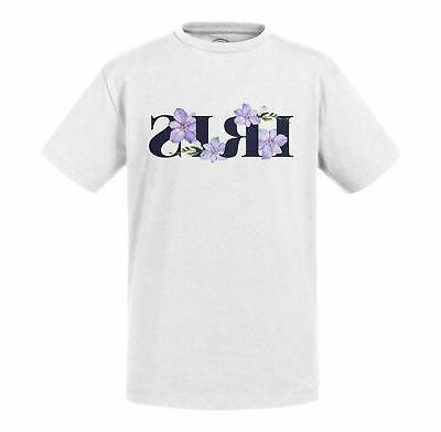 t shirt enfant iris fleurs minimaliste chic