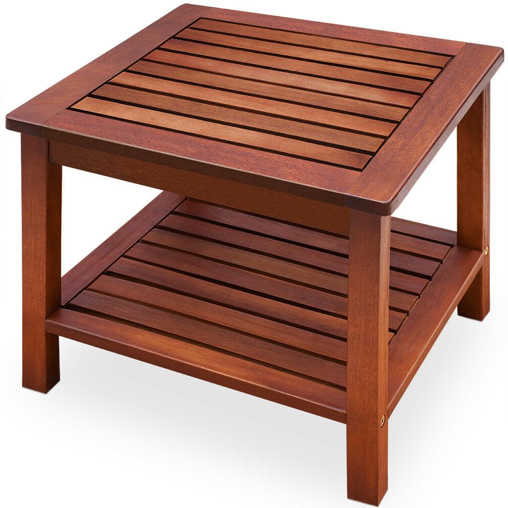 table basse de jardin en bois d