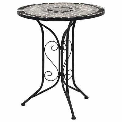 table de bistro mosaique gris 61 cm