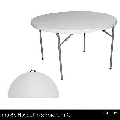table jardin pliante reception ronde valise transportable
