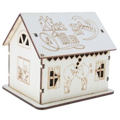 tirelire villa maison modele en bois miniature