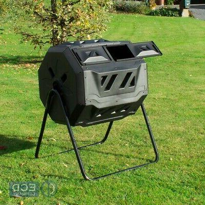tonneau de compostage 160l rotatif pour jardin