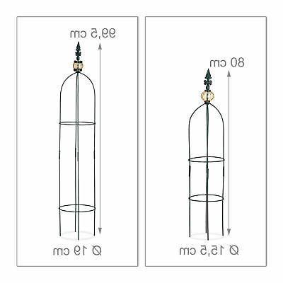 tuteur de jardin colonne rosier arche plante