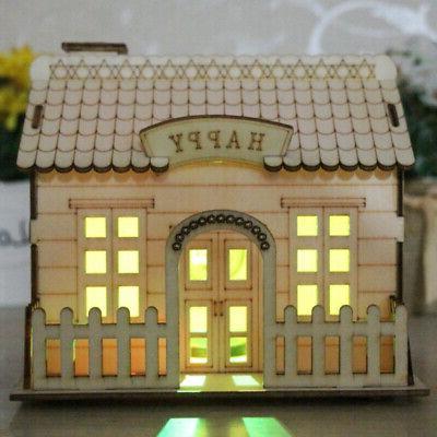 villa maison modele en bois dollhouse miniature