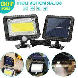 Lampe Solaire Ext&eacute;rieur 100 led PIR &eacute;clairage Spot Lumi&egrave;r