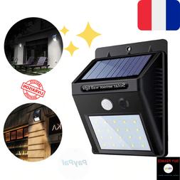 Lampe Solaire Ext&eacute;rieur 20LED D&eacute;tecteur Automatique Spot L