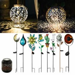 Solaire LED sur Pied Lampe Multicolore Terrasse D&eacute;co Fiche 