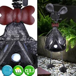 D&eacute;co Souris Figurine Ext&eacute;rieur &Eacute;clairage Terrasse Pied