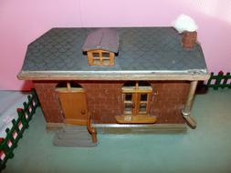 Maison Poupee/ Decor / Jouet  Ancien 60 Cm Folk Art