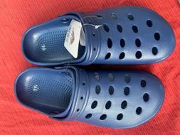 sabot plastique hopital, jardin, plage bleu marine