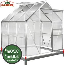 5,85m&sup3; 1 Fen&ecirc;tre Et Fondation En Acier Plantation Tomates 