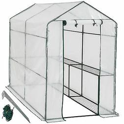 serre de jardin metal pe plastique tente